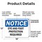 Signmission 12 in Height, 18 in Width, Plastic, Rectangle OS-2PACK-NS-P-1218-L-12307 - alternate 5